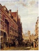 unknow artist European city landscape, street landsacpe, construction, frontstore, building and architecture.112 oil painting picture wholesale